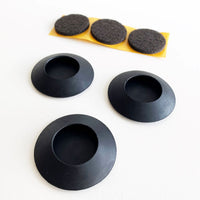 Felt Pads and Rubber Glides - set containing 3 of each for the Acapulco Serie