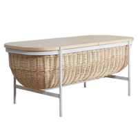 Willow Bench, White